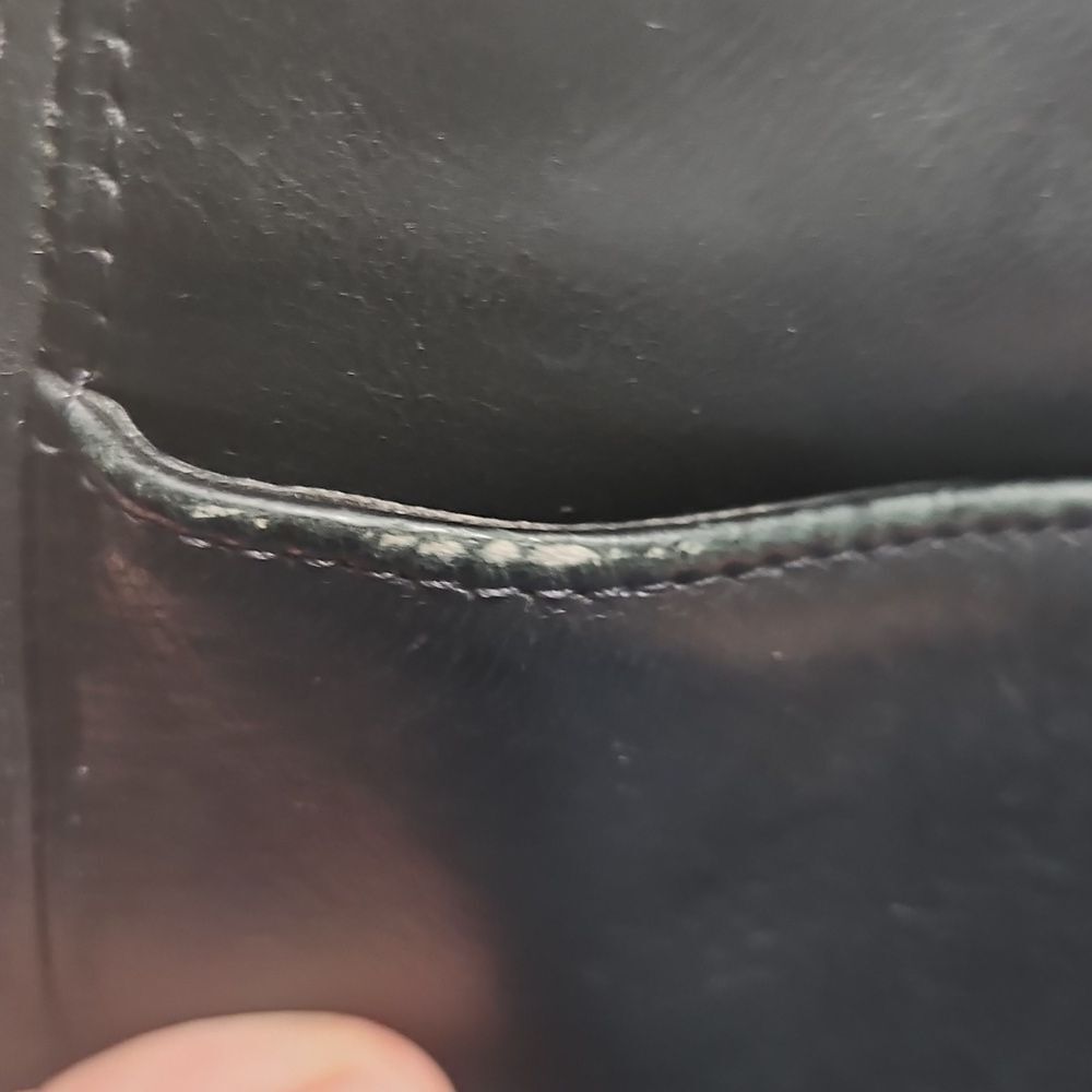 Coach Chelsea Zip Top Shoulder Bag Black Glove Tanned Leather 6000 USA - Picture 12 of 15